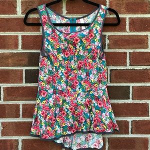 Peplum tank